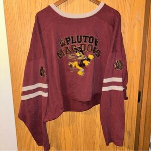 Vintage Disney cropped sweatshirt